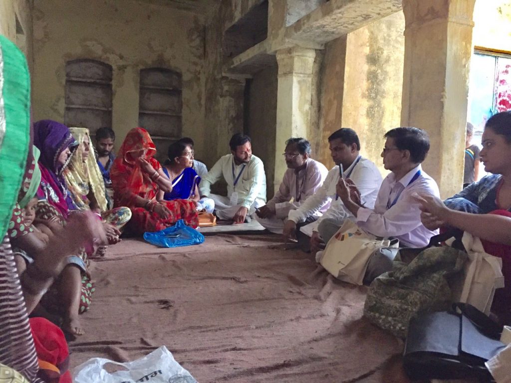 Women of Punawli Kalan village share the benefits of forming SHGs 